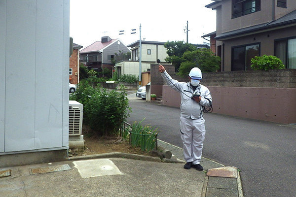 工場での騒音測定